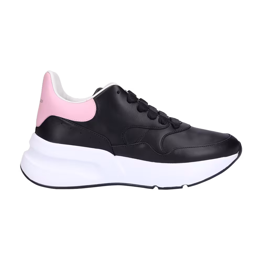 Alexander McQueen Women's Oversized Runner Black Sugar Pink