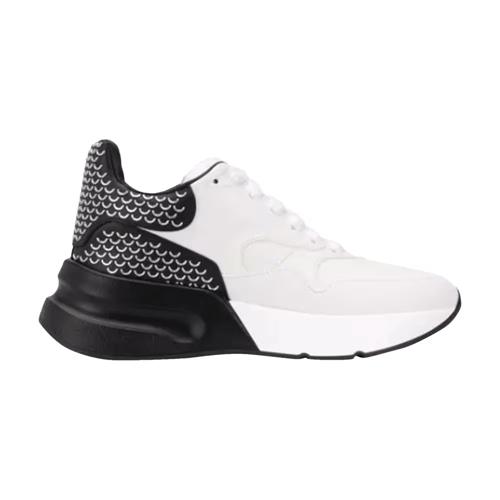 Alexander McQueen Women's Oversized Runner Optic White Black