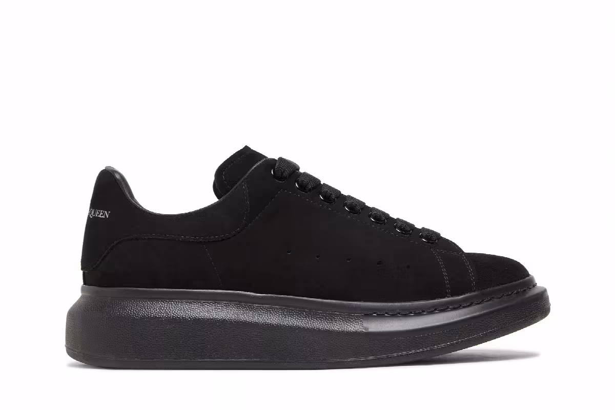 Alexander McQueen Oversized Sneaker Black, view 2