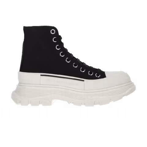 Alexander McQueen Wmns Tread Slick Boot 'Black White'