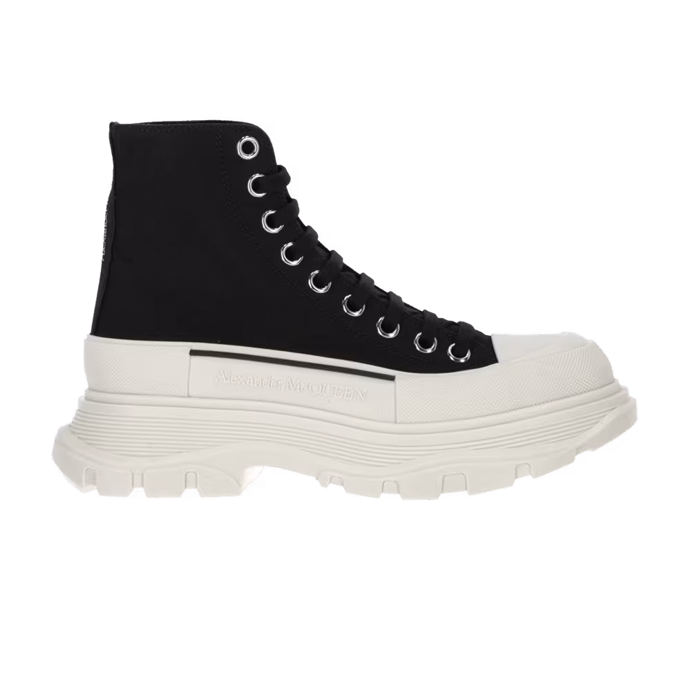 Alexander McQueen Women's Tread Slick Boot Black White