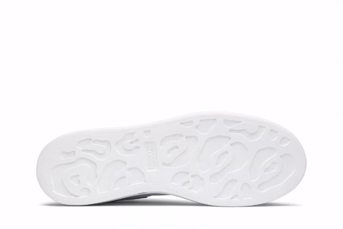 Alexander McQueen Women's Oversized Sneaker White, view 5