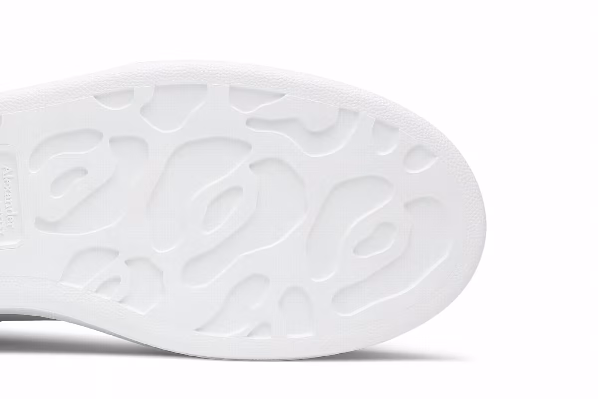 Alexander McQueen Women's Oversized Sneaker White, view 6
