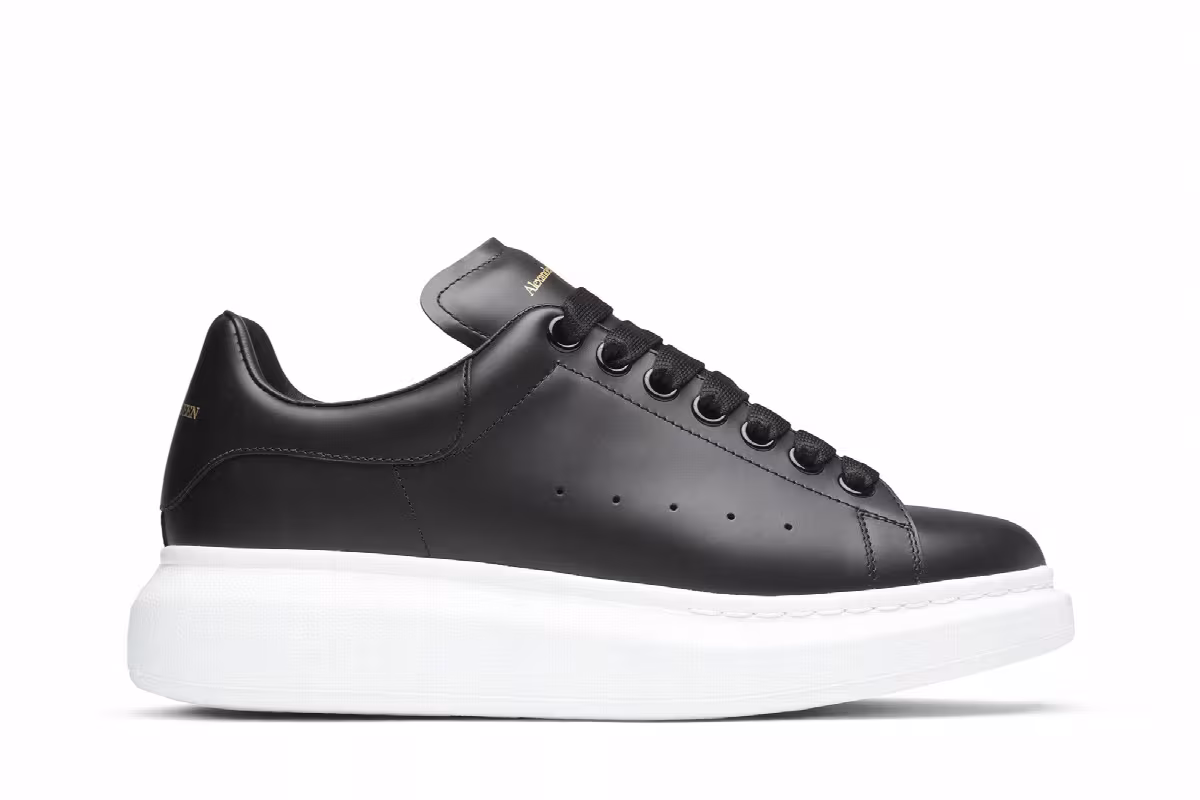Alexander McQueen Women's Oversized Sneaker Black, view 2