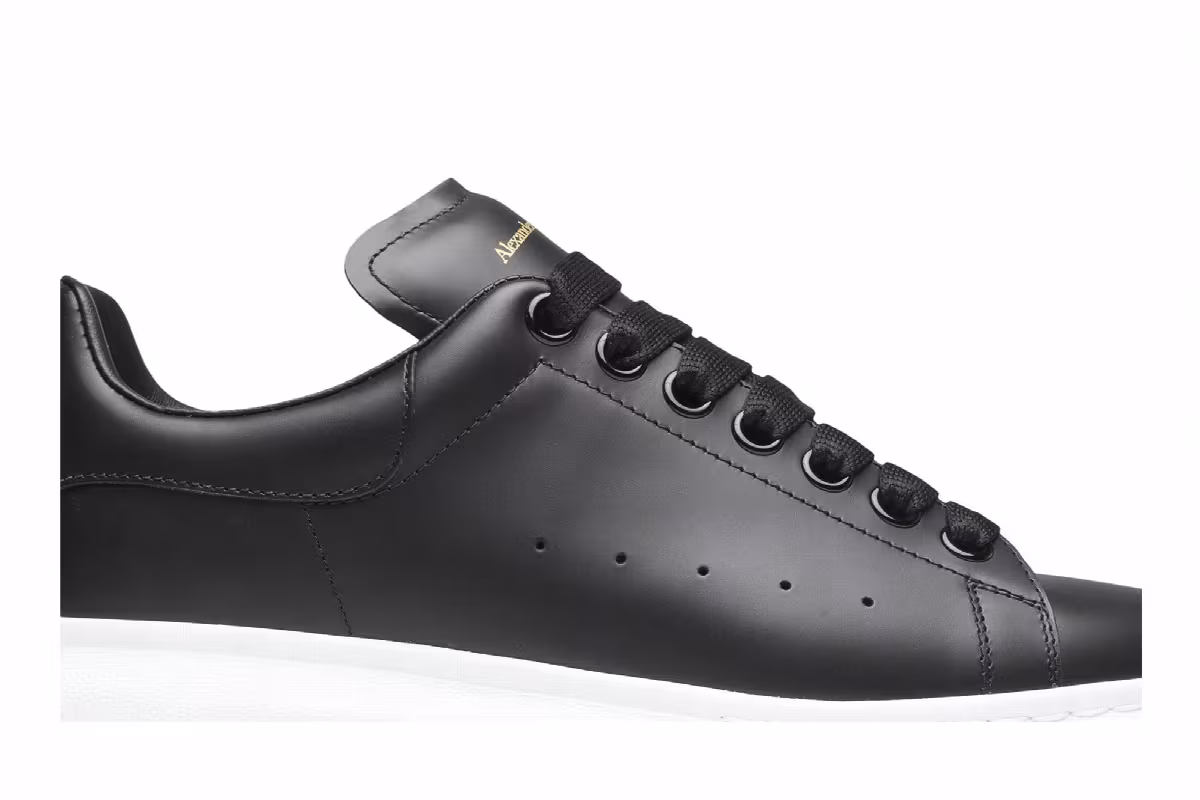 Alexander McQueen Women's Oversized Sneaker Black, view 3