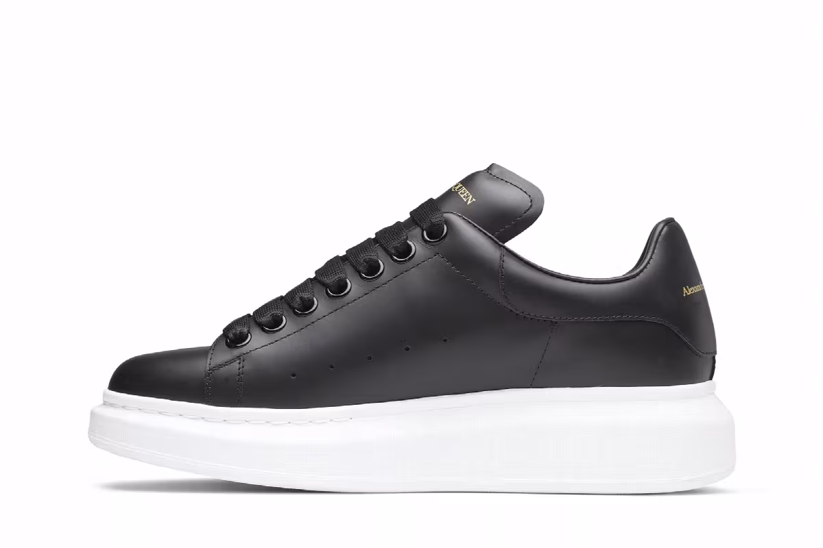 Alexander McQueen Women's Oversized Sneaker Black, view 4