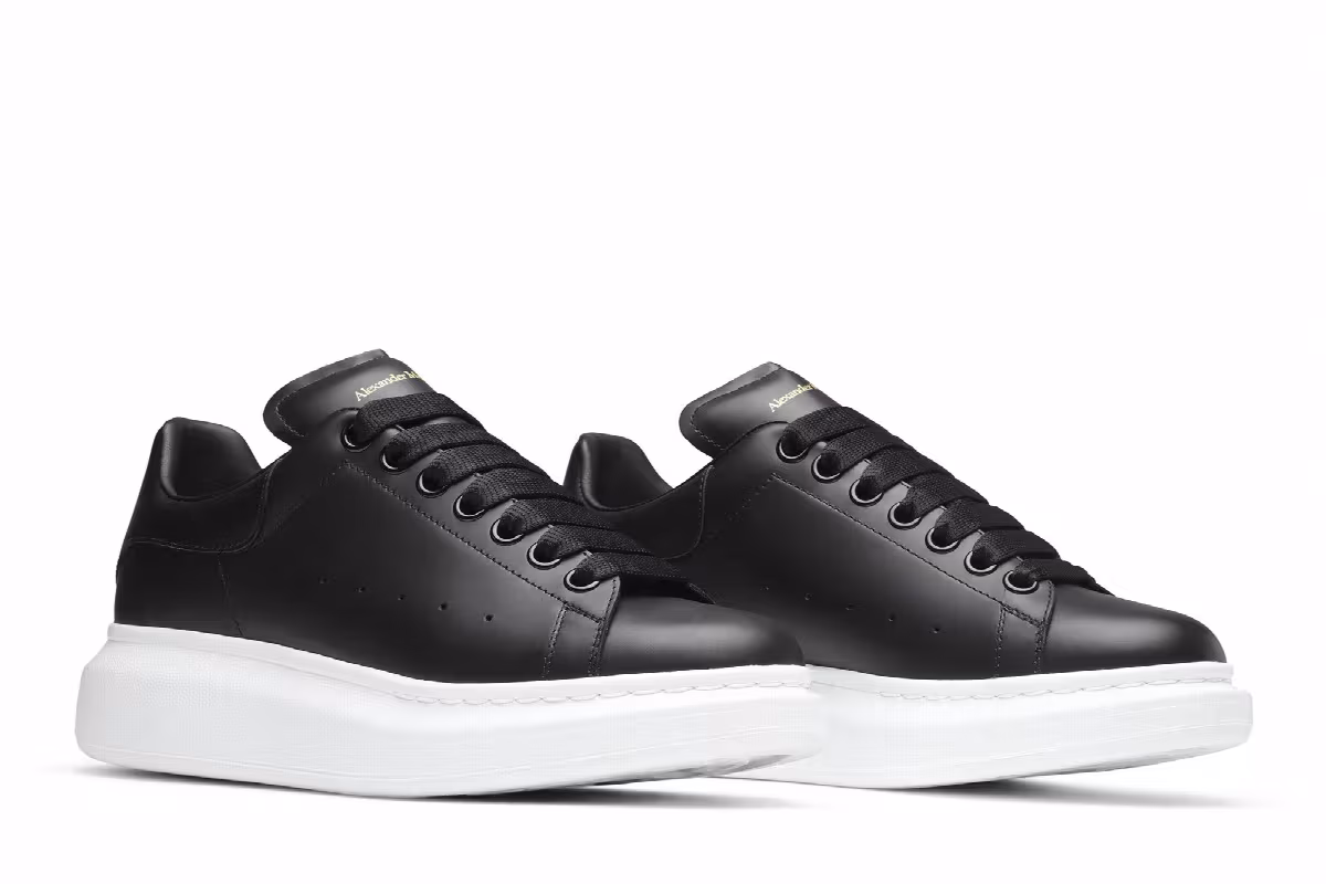 Alexander McQueen Women's Oversized Sneaker Black, view 9