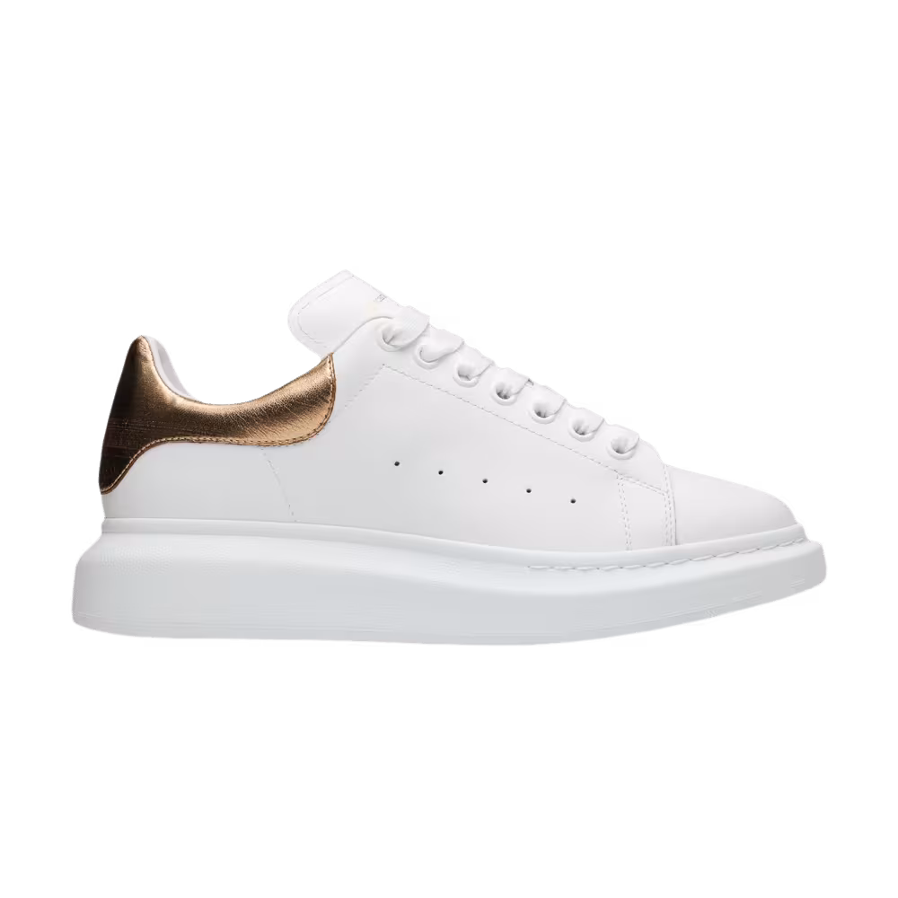 Alexander McQueen Oversized Sneaker White Gold
