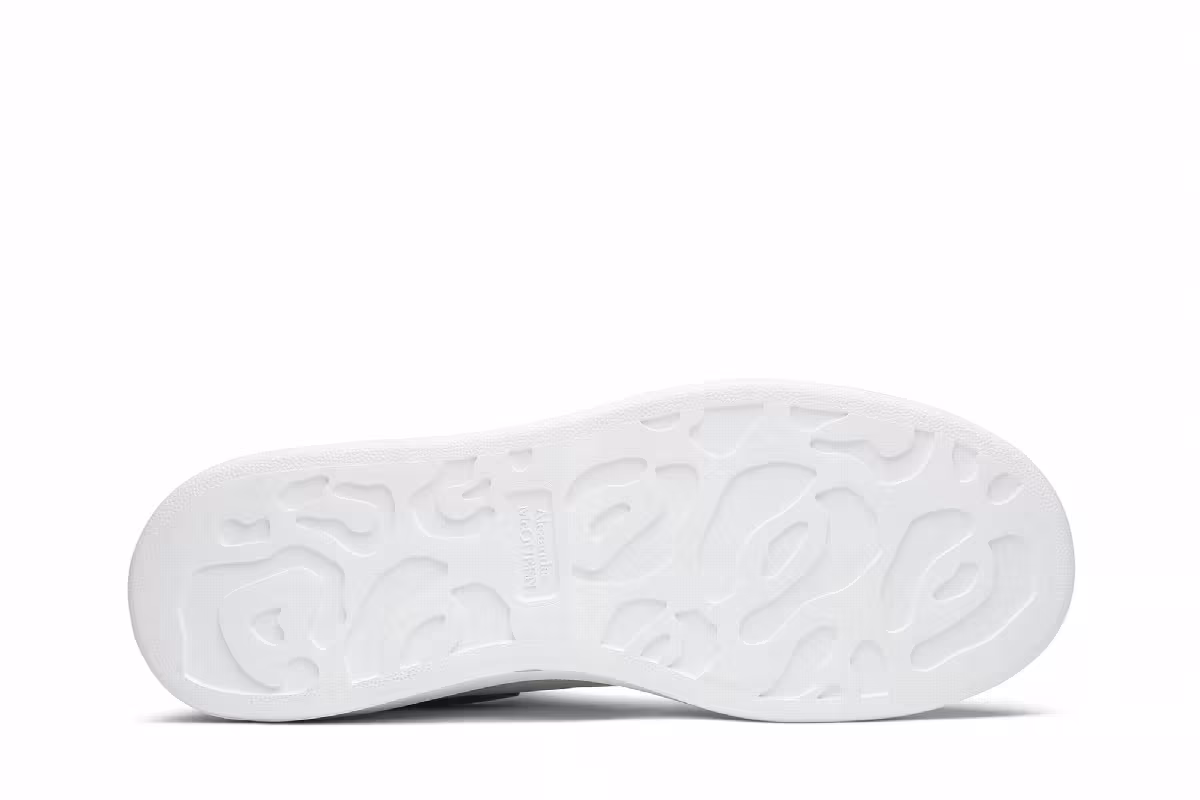Alexander McQueen Oversized Sneaker White Gold, view 5