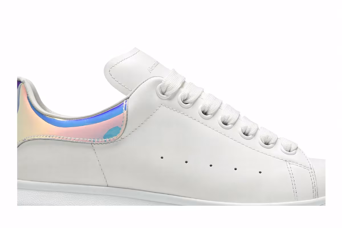Alexander McQueen Women's Oversized Sneaker Iridescent, view 3