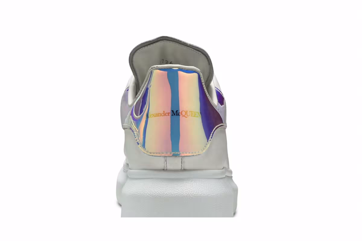 Alexander McQueen Women's Oversized Sneaker Iridescent, view 8