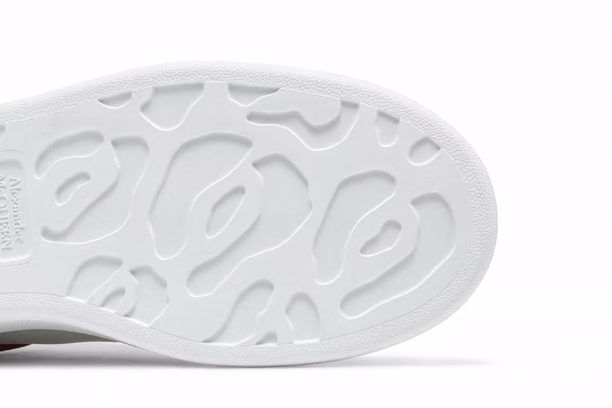 Alexander McQueen Oversized Sneaker White Lust Red, view 6