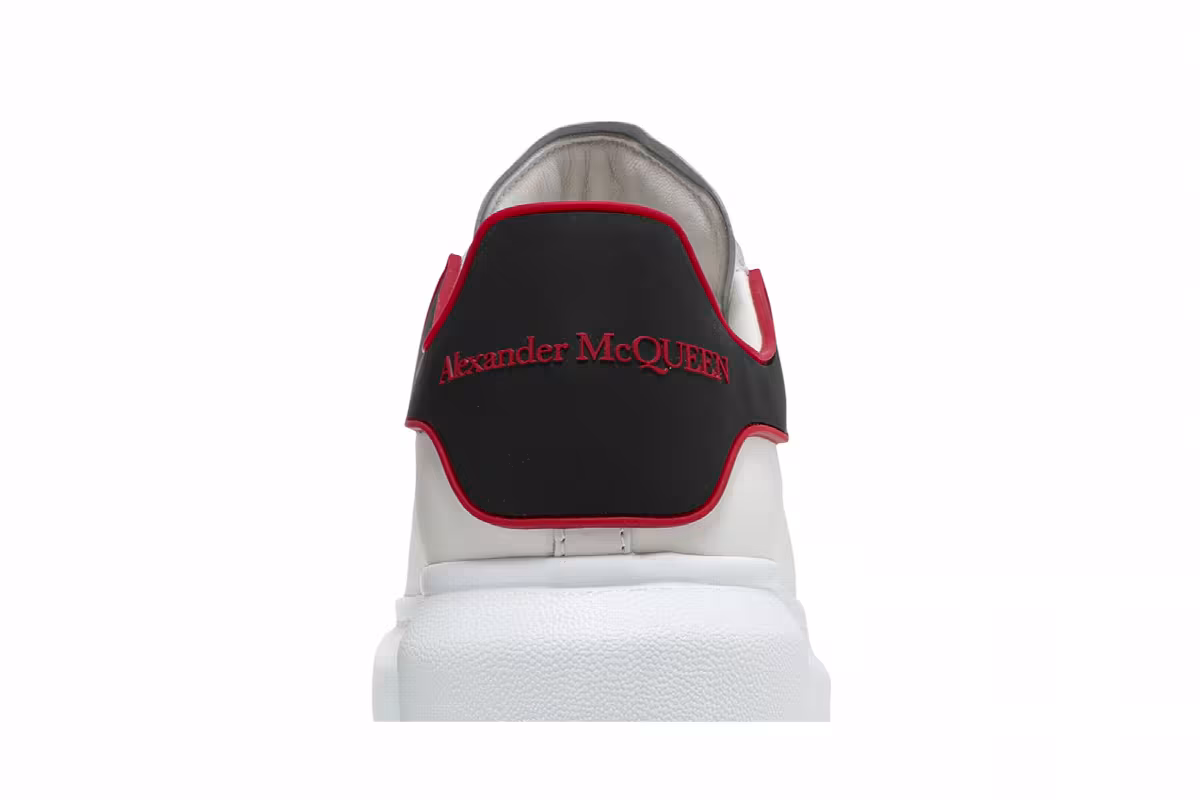 Alexander McQueen Oversized Sneaker White Lust Red, view 8