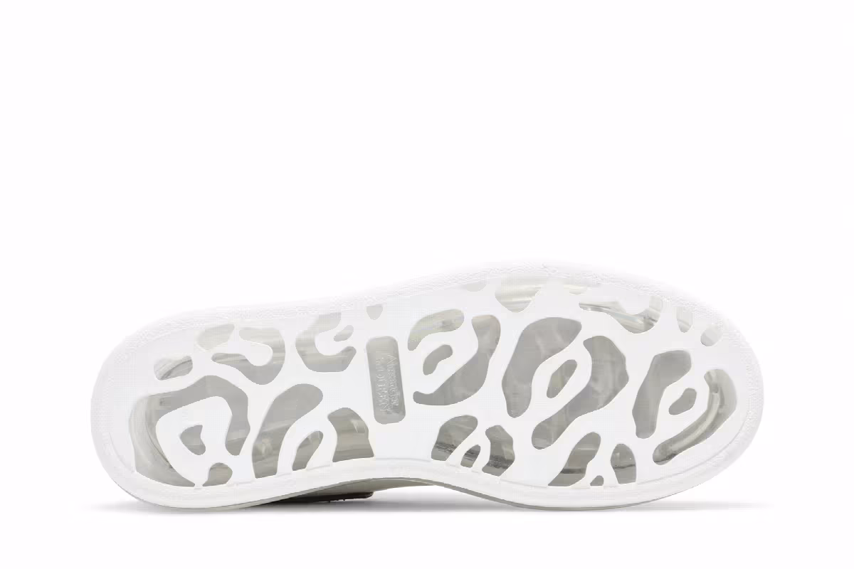 Alexander McQueen Women's Oversized Sneaker Transparent - White Amethyst, view 5