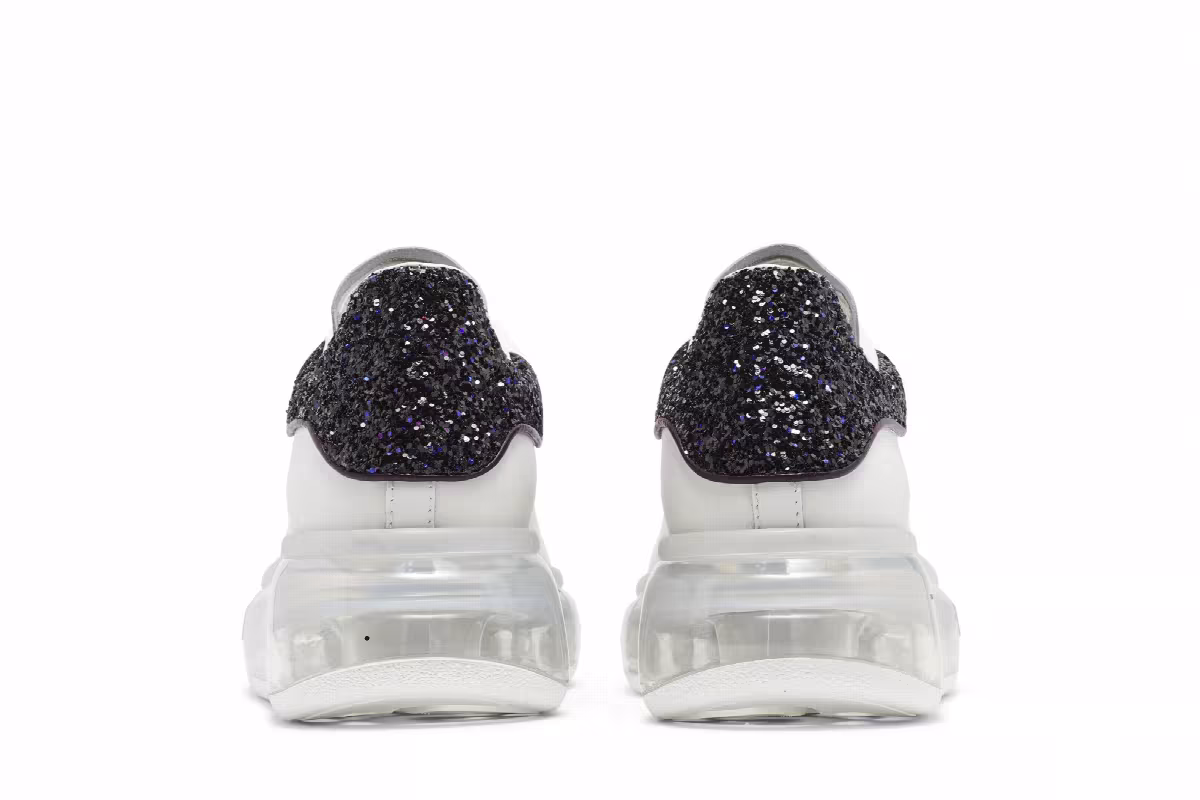 Alexander McQueen Women's Oversized Sneaker Transparent - White Amethyst, view 7