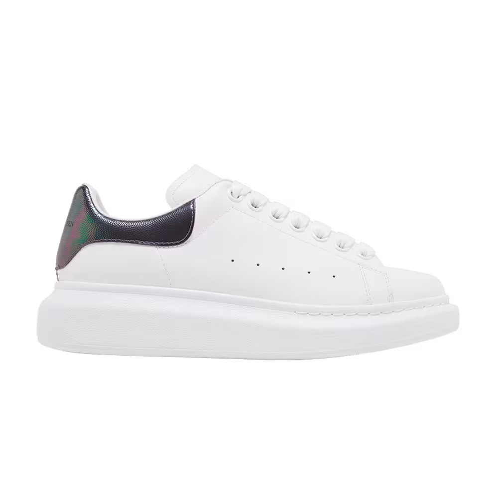 Alexander McQueen Women's Oversized Sneaker White Amethyst