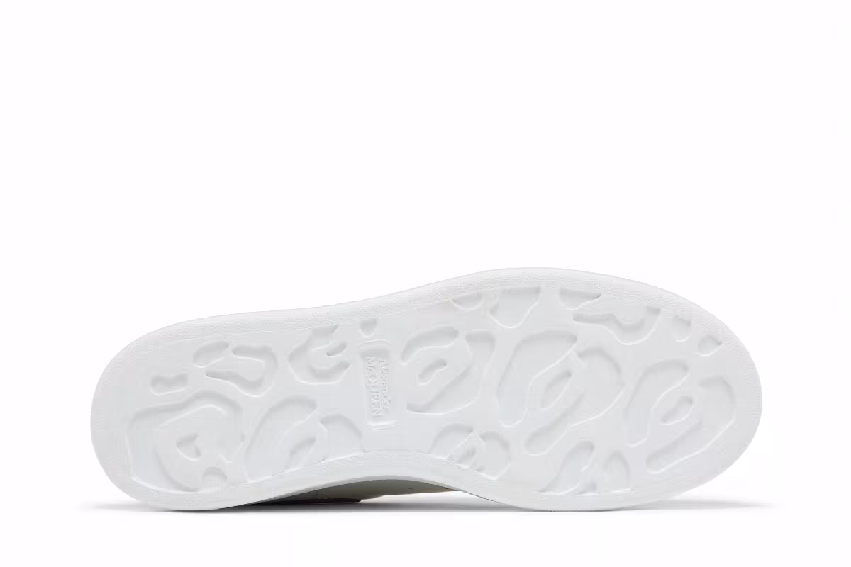 Alexander McQueen Women's Oversized Sneaker White Amethyst, view 5