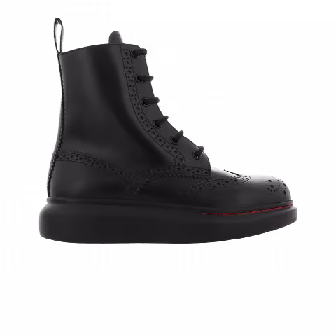 Alexander McQueen Wmns Hybrid Lace Up 'Black'