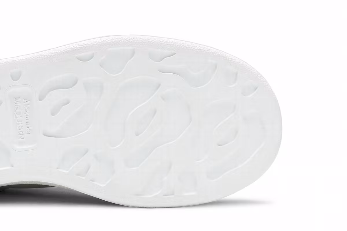 Alexander McQueen Oversized Sneaker White Lust Red, view 6