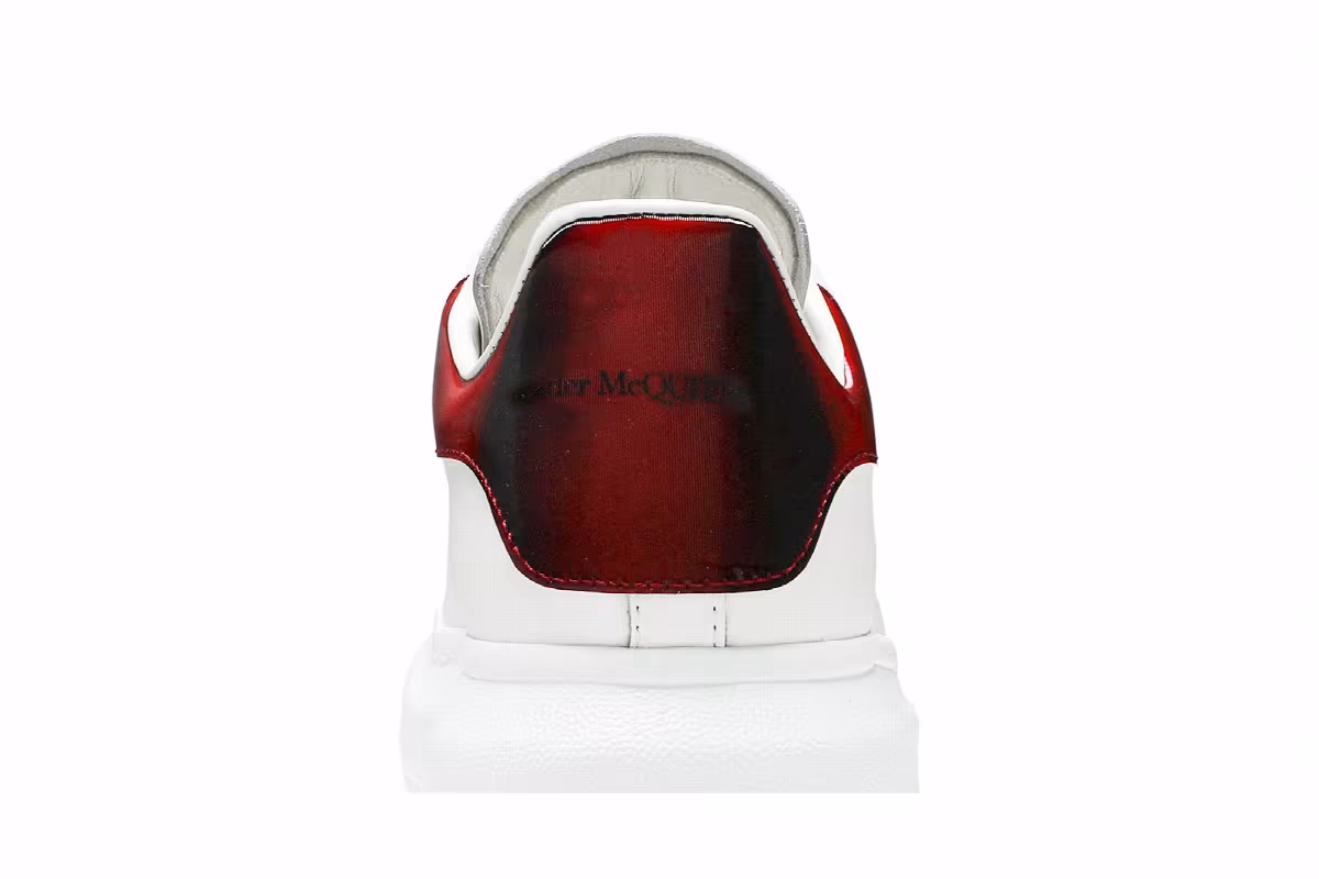 Alexander McQueen Oversized Sneaker White Lust Red, view 8