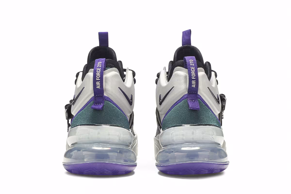 Nike Air Force 270 GS Light Zen Grey, view 7