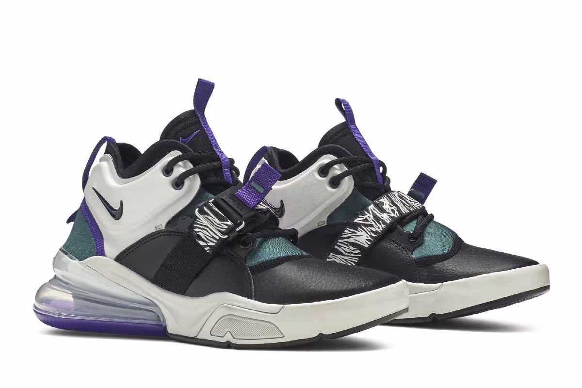 Nike Air Force 270 GS Light Zen Grey, view 9