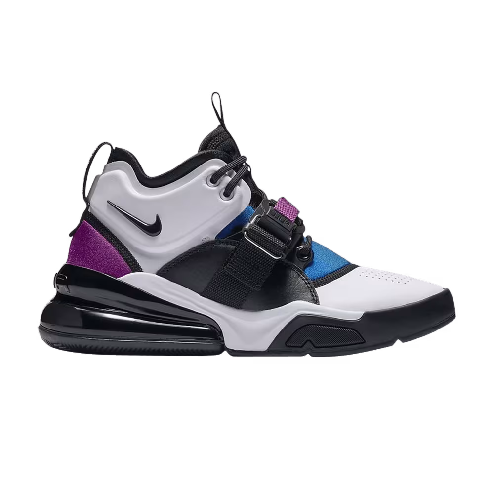 Nike Air Force 270 GS White Lyon Blue Berry