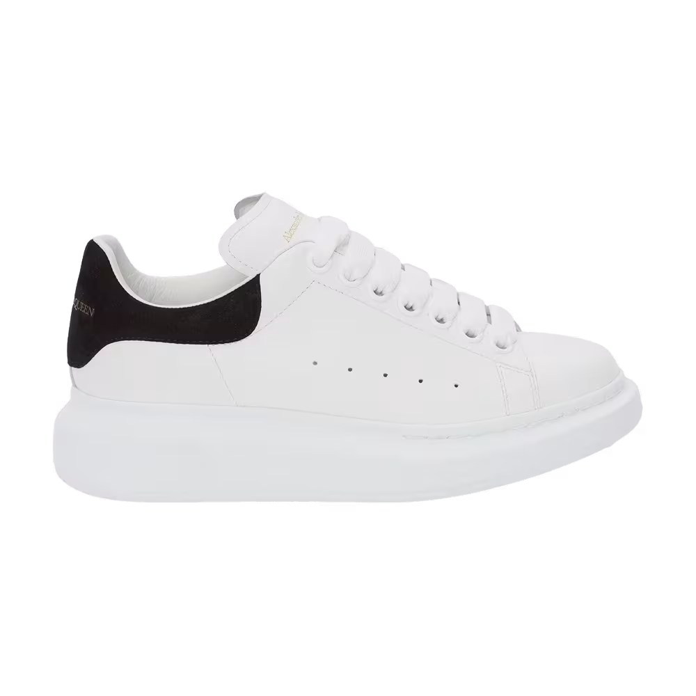 Alexander McQueen Women's Oversized Sneaker White Black 2025
