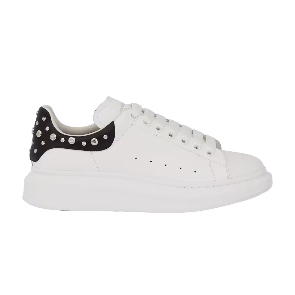 Alexander McQueen Studded Oversized Sneaker Black White