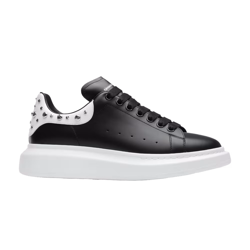 Alexander McQueen Studded Oversized Sneaker White Black