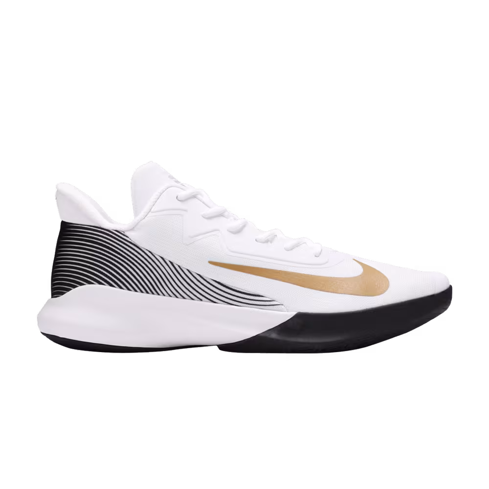 Nike Precision 4 White Metallic Gold