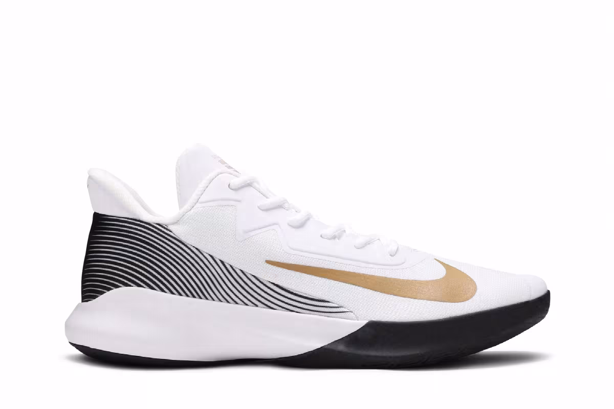 Nike Precision 4 White Metallic Gold, view 2
