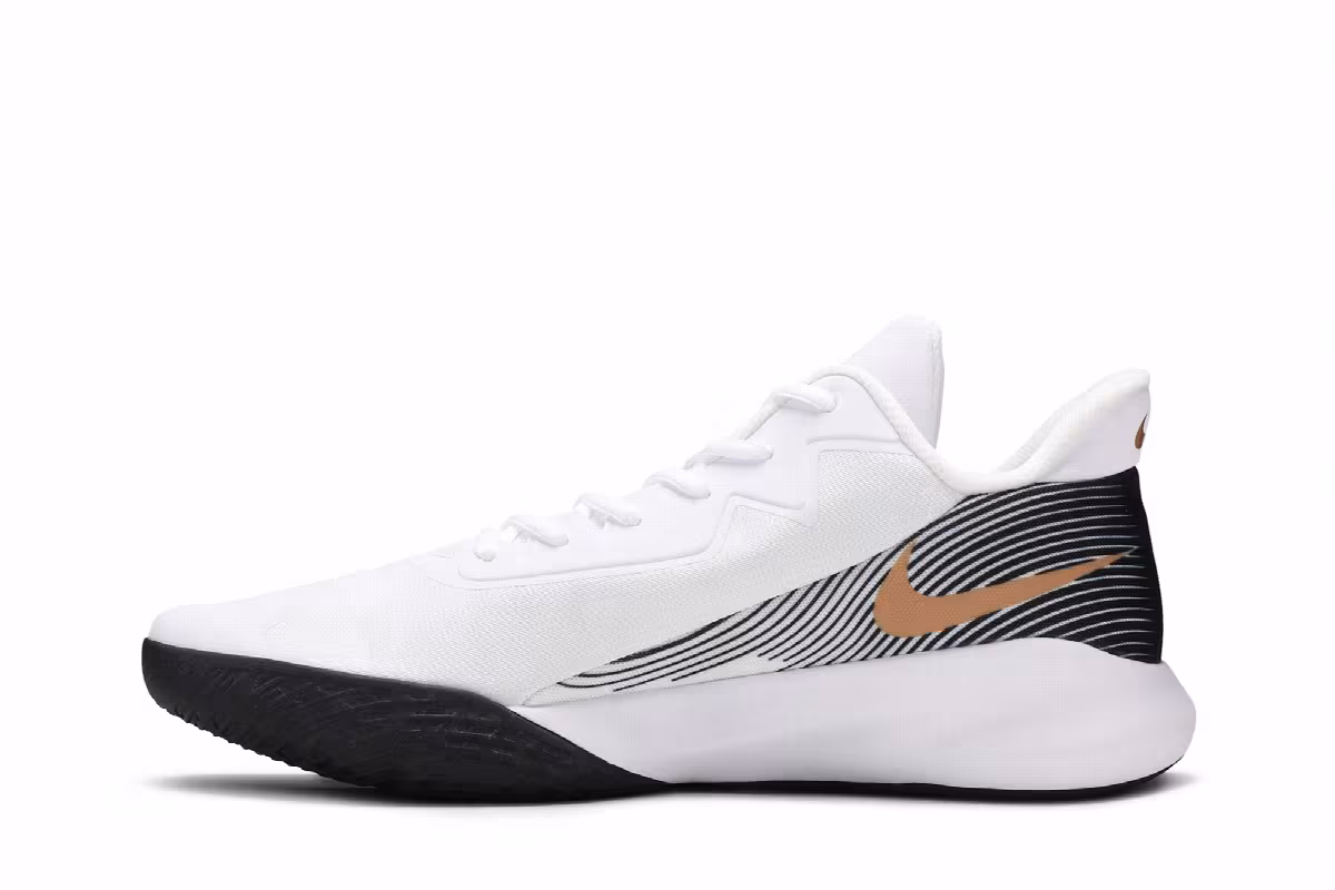 Nike Precision 4 White Metallic Gold, view 4
