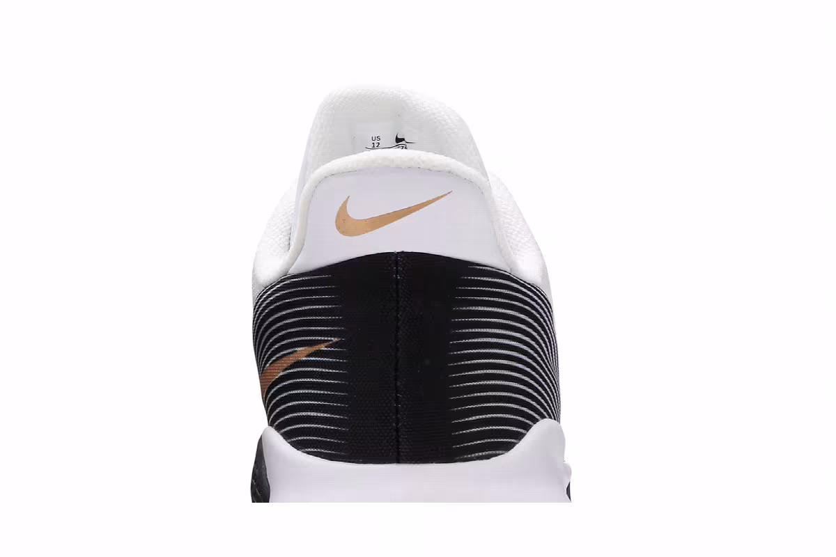 Nike Precision 4 White Metallic Gold, view 8