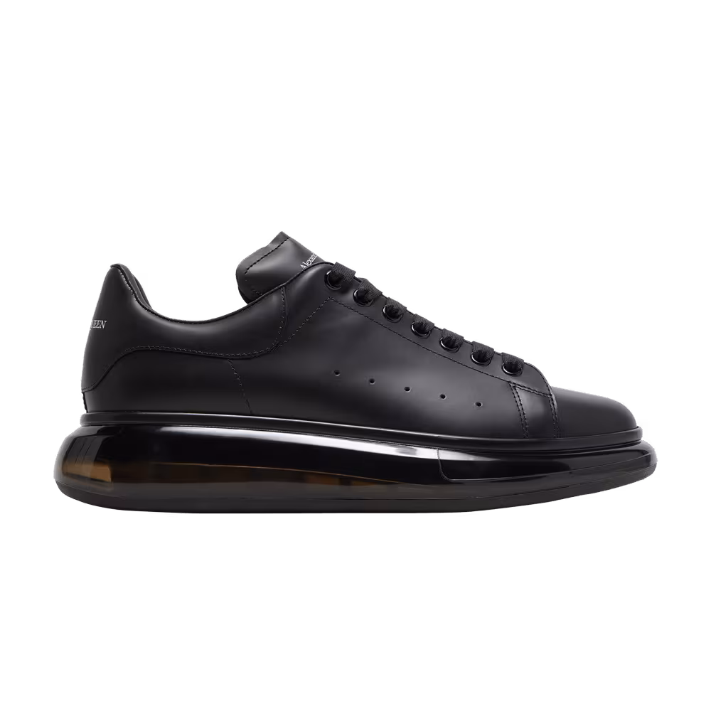 Alexander McQueen Oversized Sneaker Clear Sole - Black
