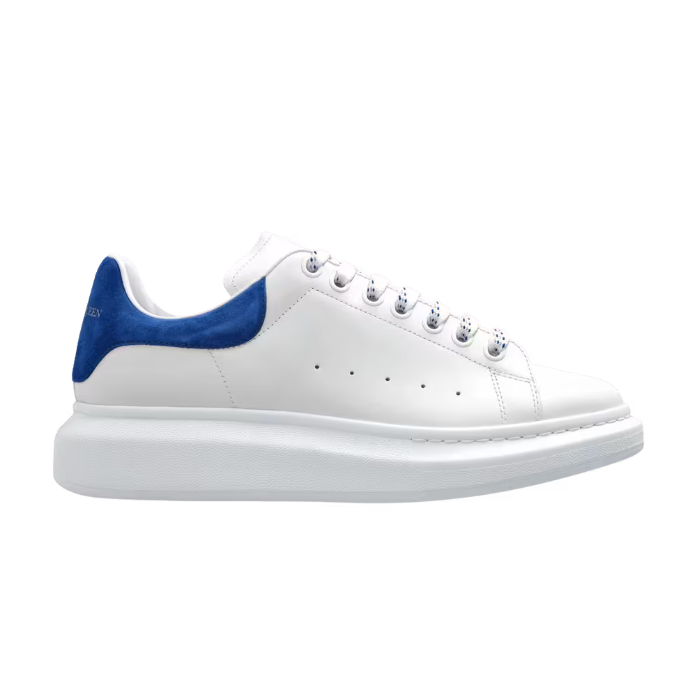 Alexander McQueen Oversized Sneaker White Paris Blue 2025