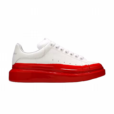 Alexander McQueen Oversized Sneaker 'Paint Dipped - White Lust Red'