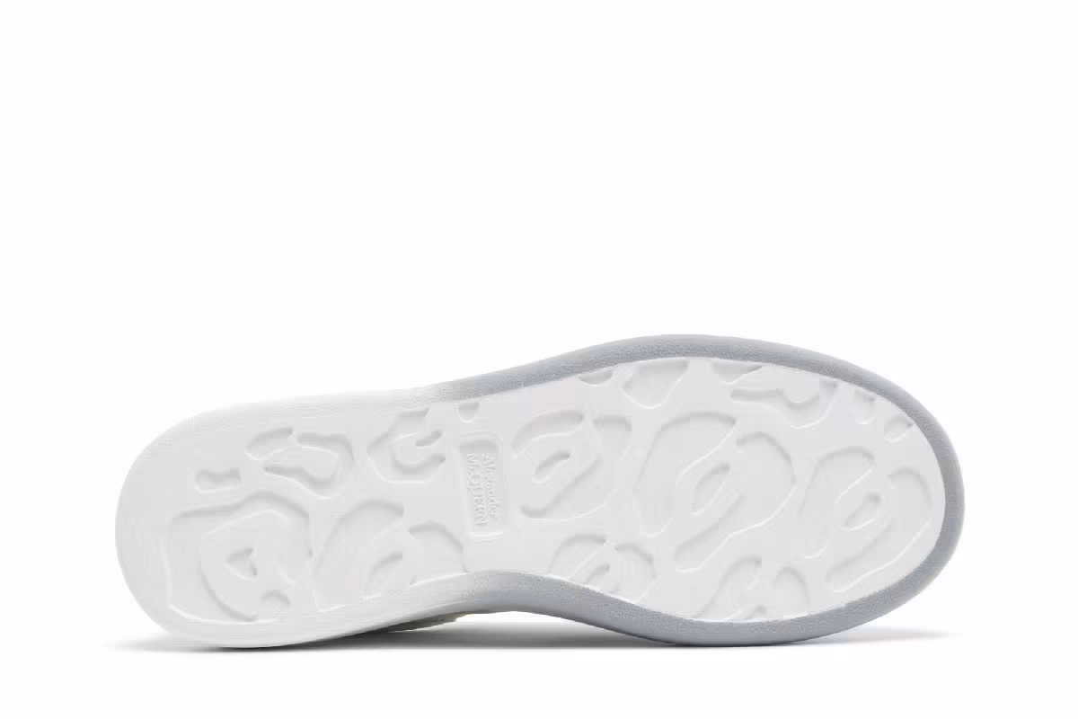 Alexander McQueen Oversized Sneaker Sprayed Ombre - White Melange, view 5