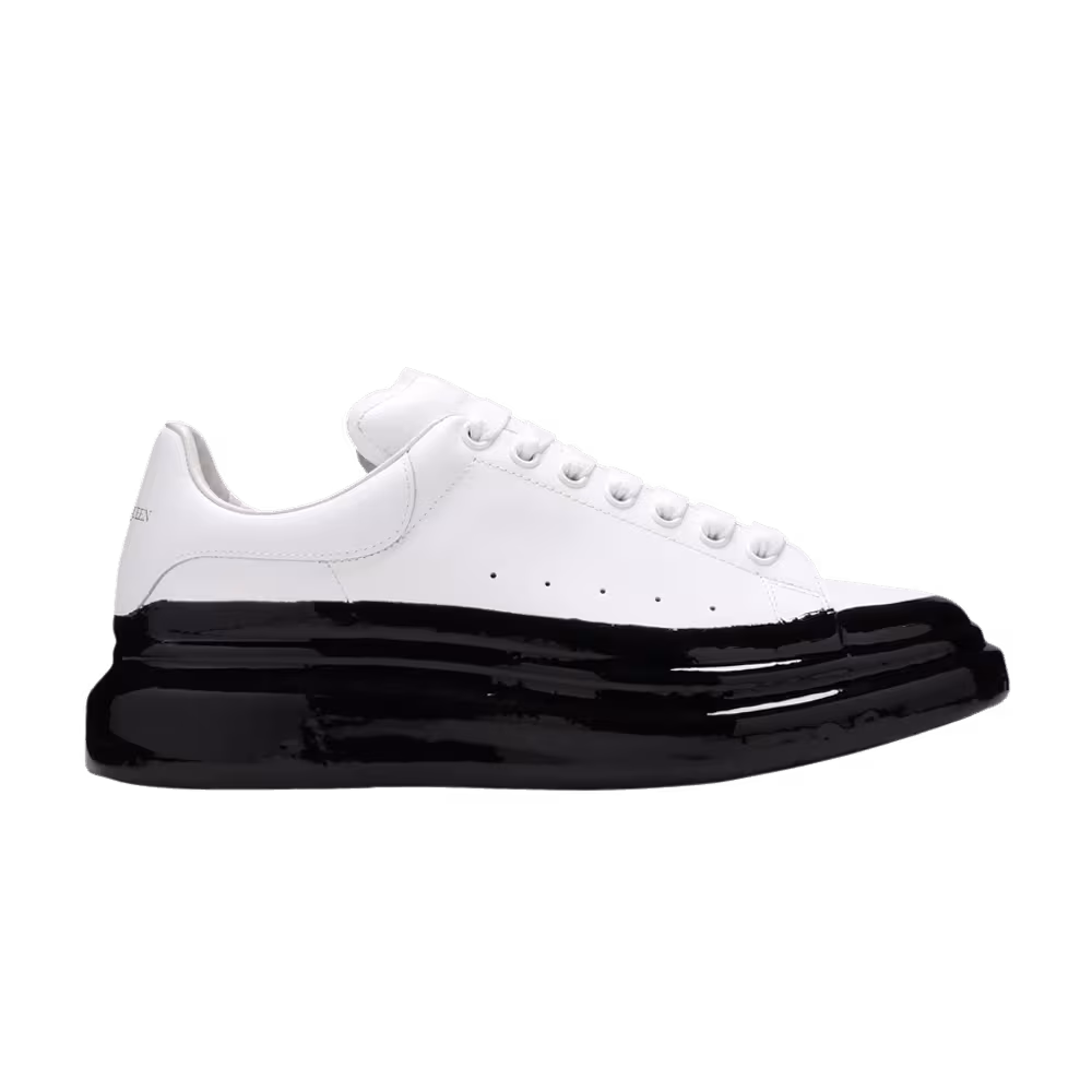 Alexander McQueen Oversized Sneaker Paint Dipped - White Black