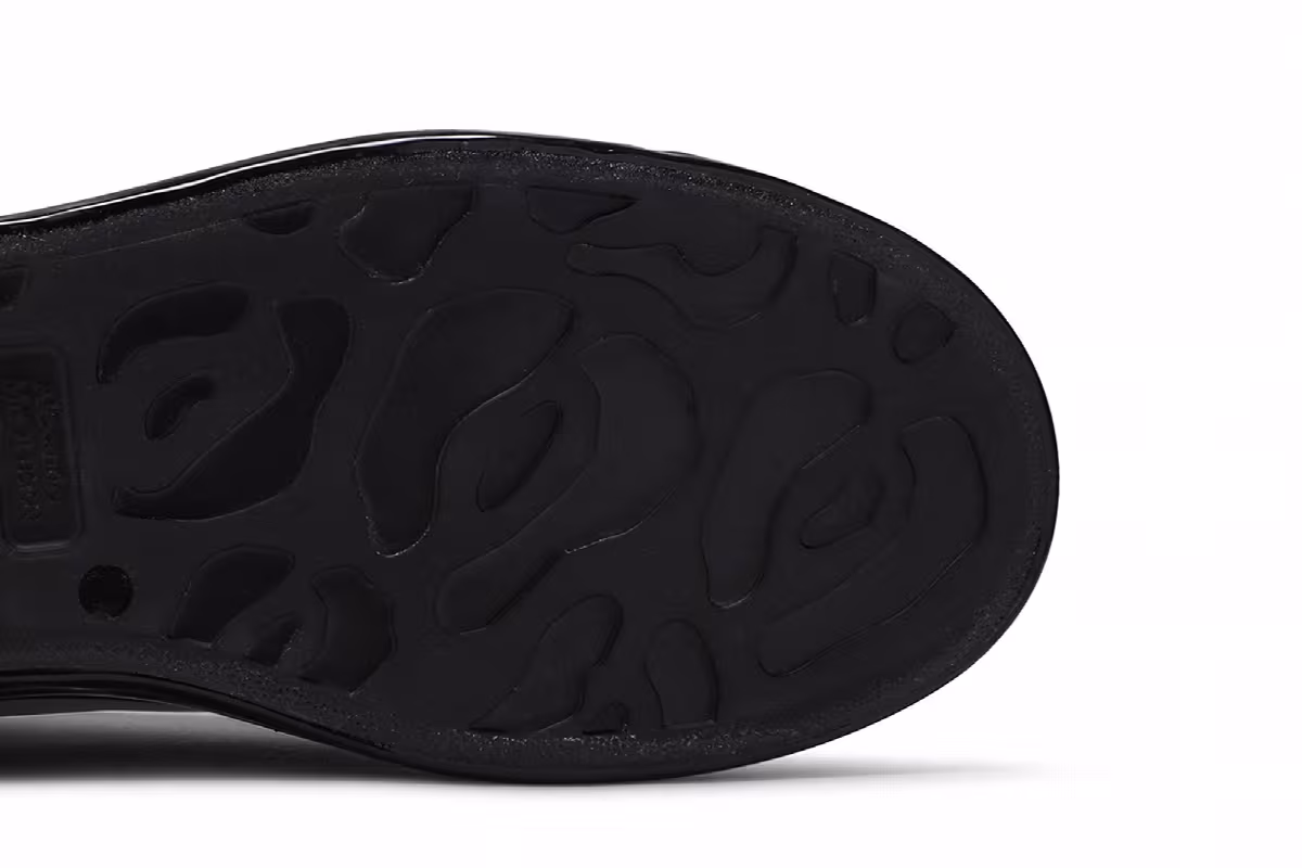 Alexander McQueen Oversized Sneaker Paint Dipped - White Black, view 6