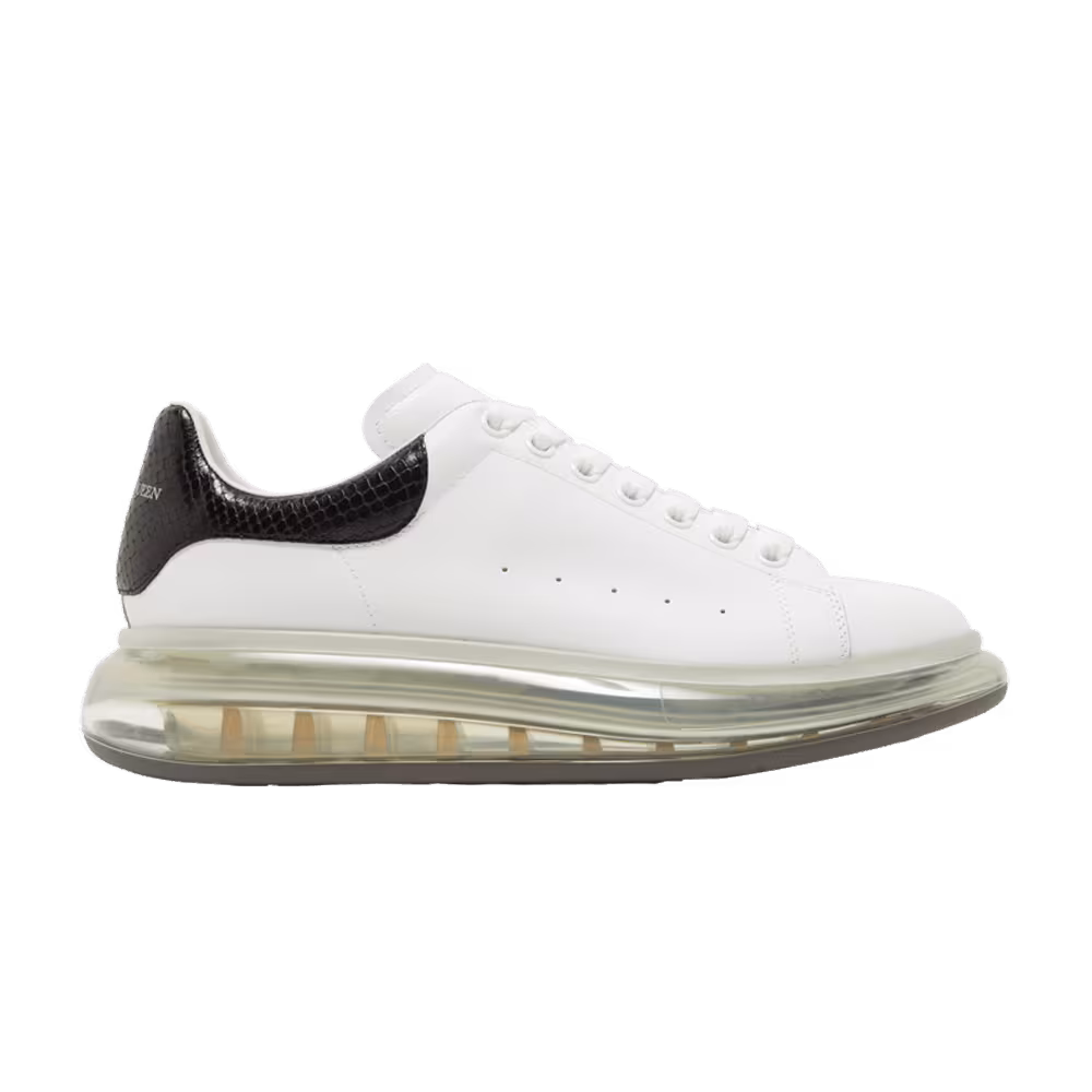 Alexander McQueen Oversized Sneaker Transparent Sole - Snakeskin