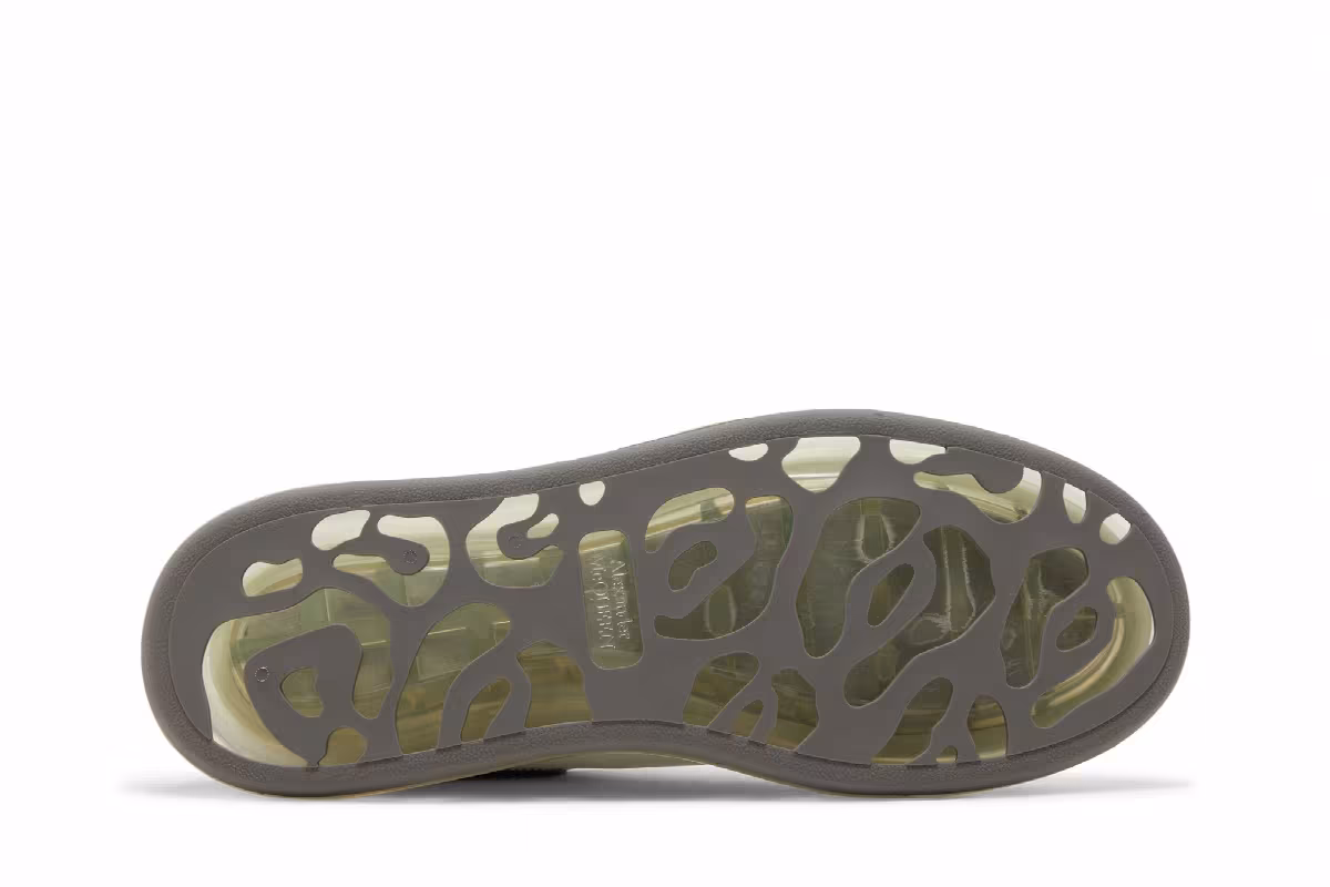 Alexander McQueen Oversized Sneaker Transparent Sole - Snakeskin, view 5