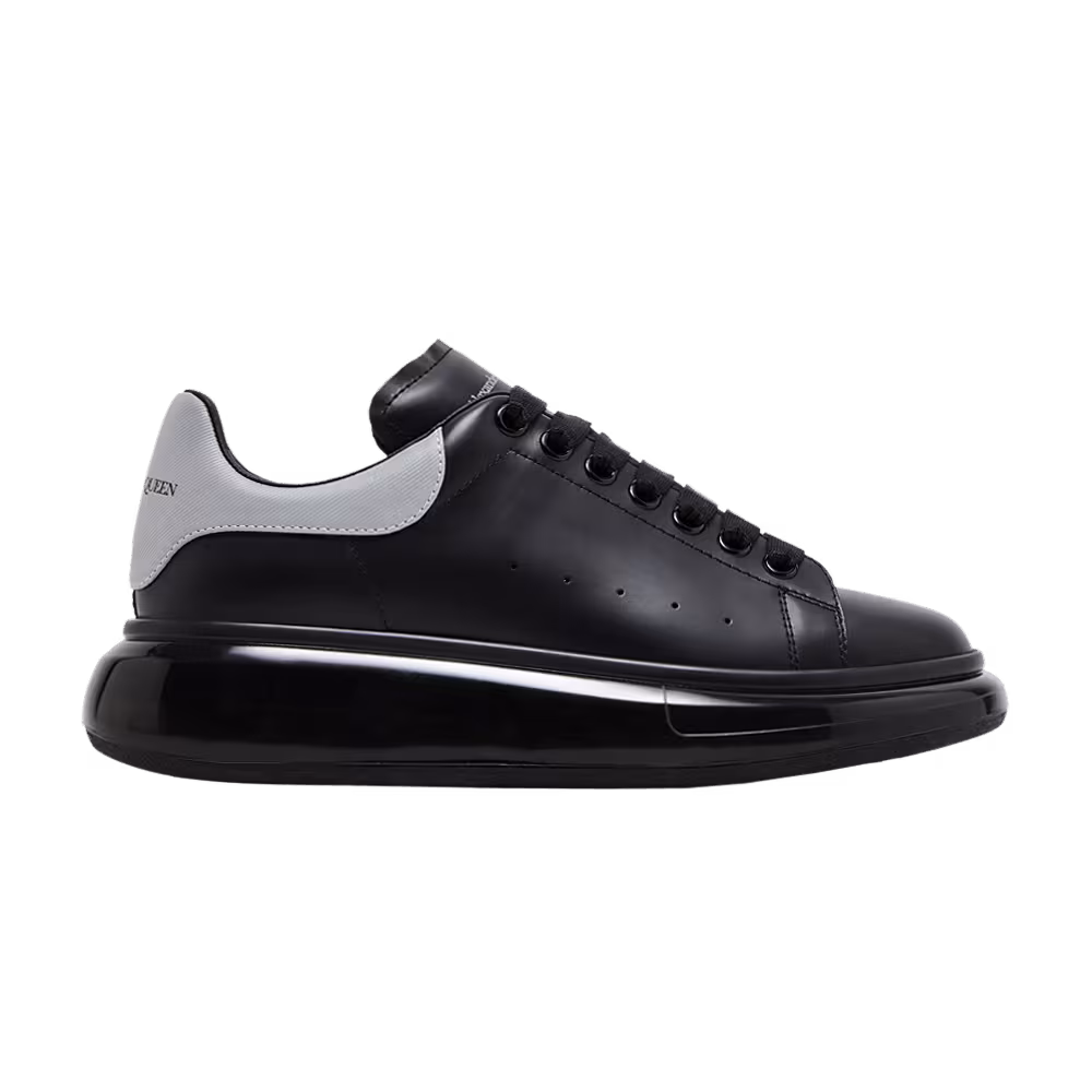 Alexander McQueen Oversized Sneaker Clear Sole - Black Grey