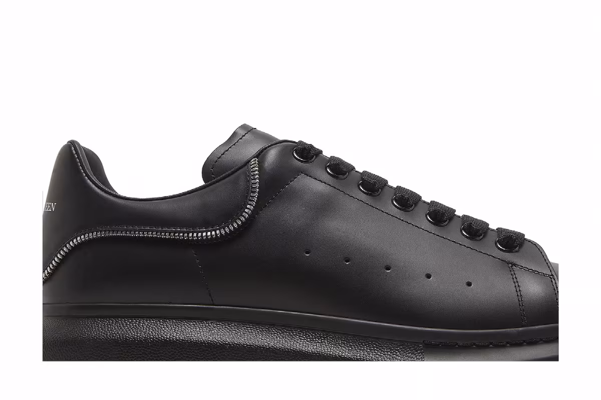Alexander McQueen Oversized Sneaker Zipper Tooth - Black, view 3