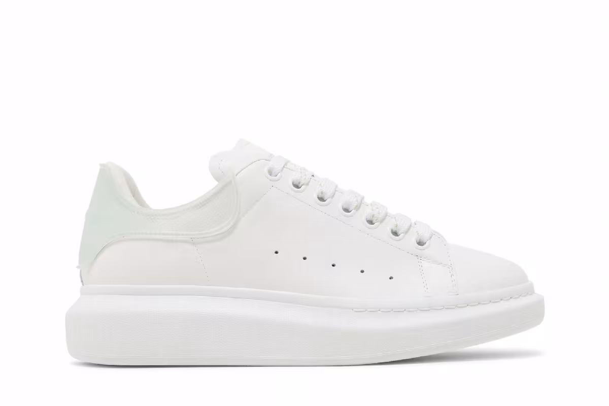 Alexander McQueen Oversized Sneaker White Mint, view 2