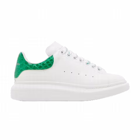Alexander McQueen Oversized Sneaker 'Chrome Green Crocodile'