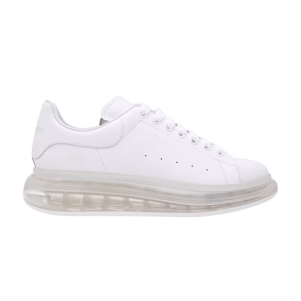 Alexander McQueen Oversized Sneaker Clear Sole - White