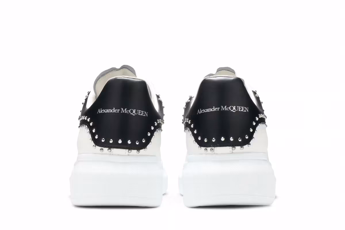 Alexander McQueen Oversized Sneaker White Studs, view 7