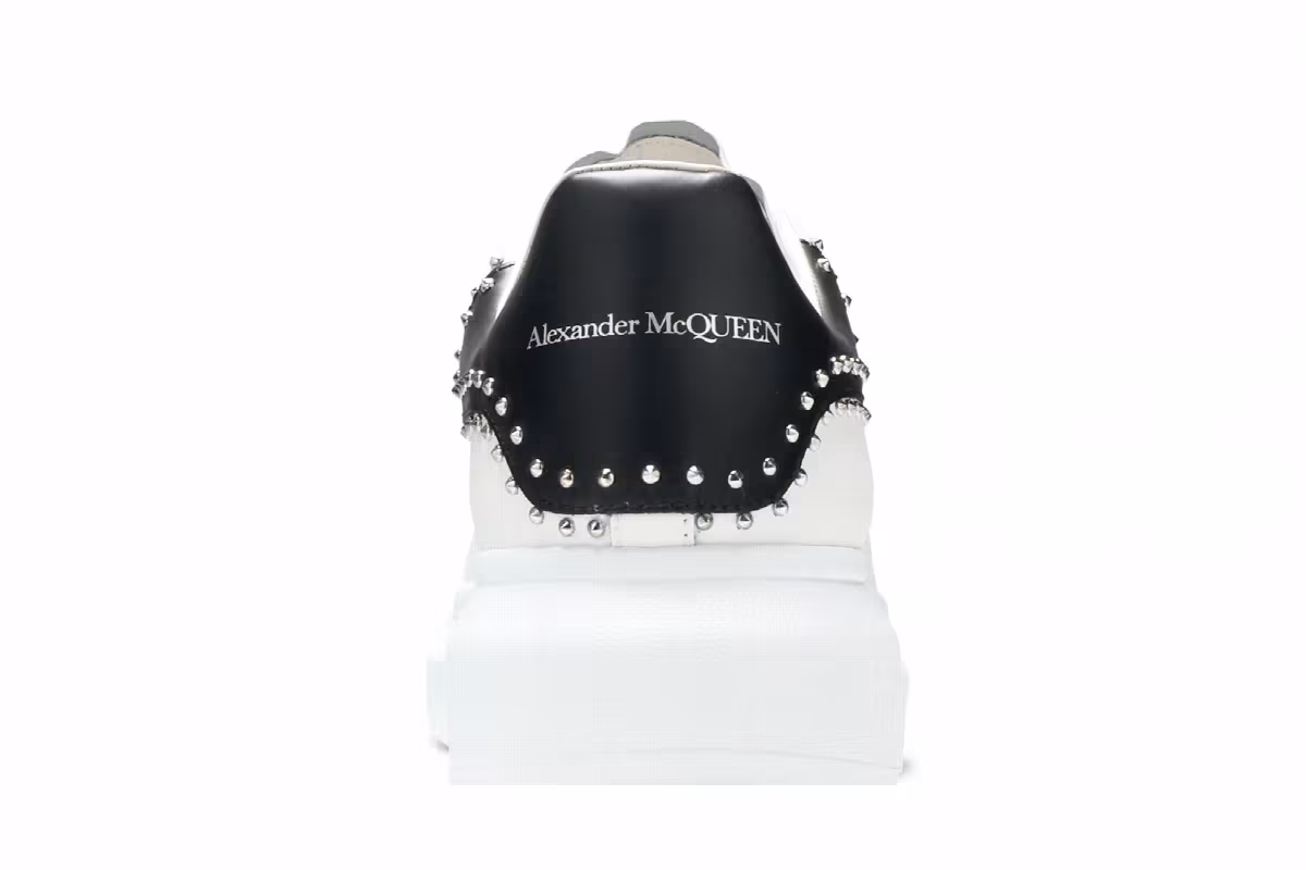 Alexander McQueen Oversized Sneaker White Studs, view 8