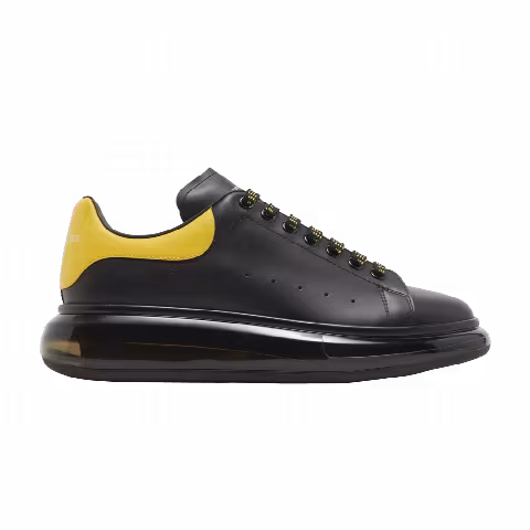 Alexander McQueen Oversized Sneaker 'Clear Sole - Black Pop Yellow'